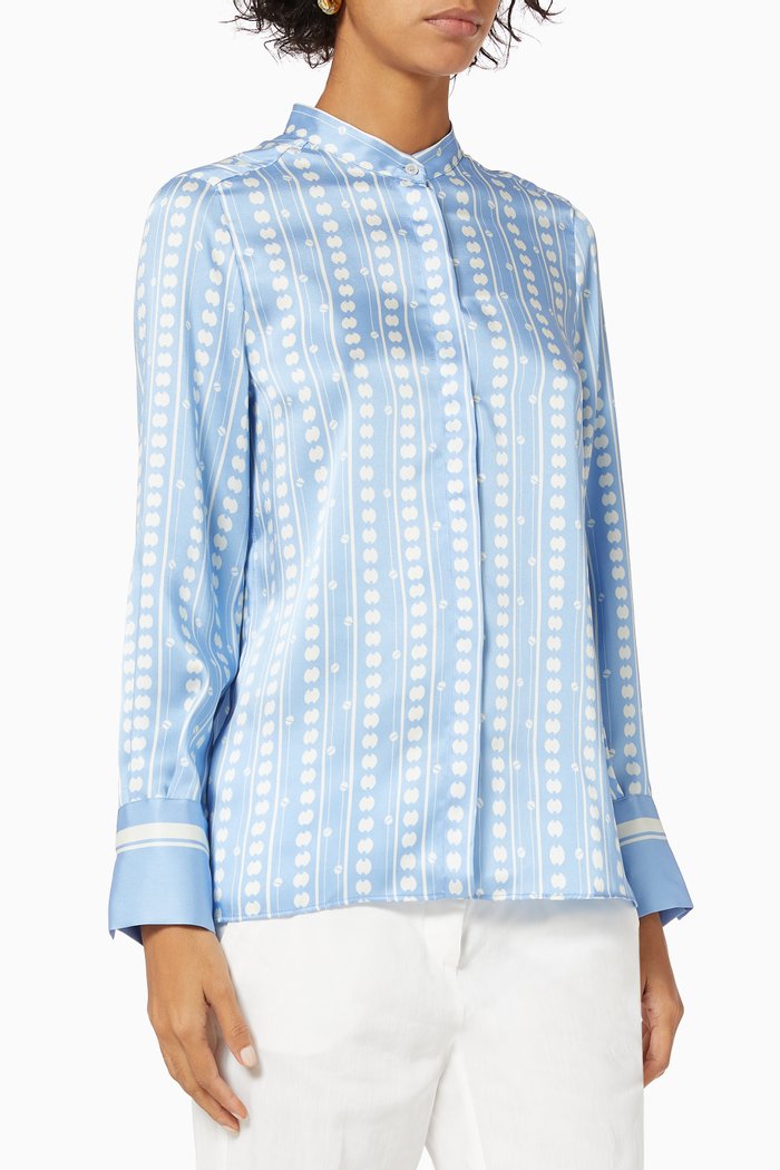 

Cluny Printed Shirt, Blue