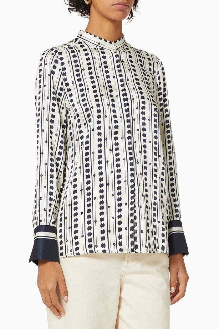 

Cluny Printed Shirt, White