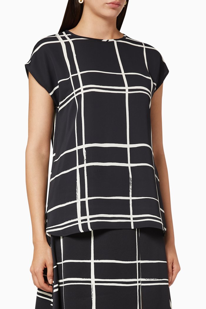 

English Chiffon Blouse, Black