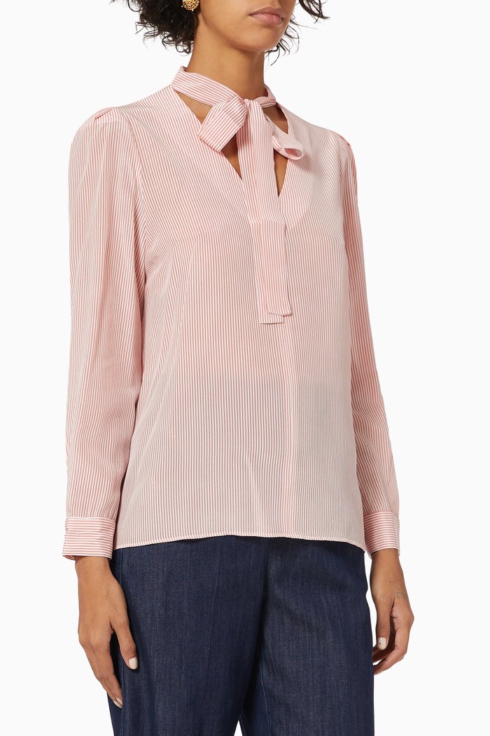 

Foro Blouse in Crepe, Pink
