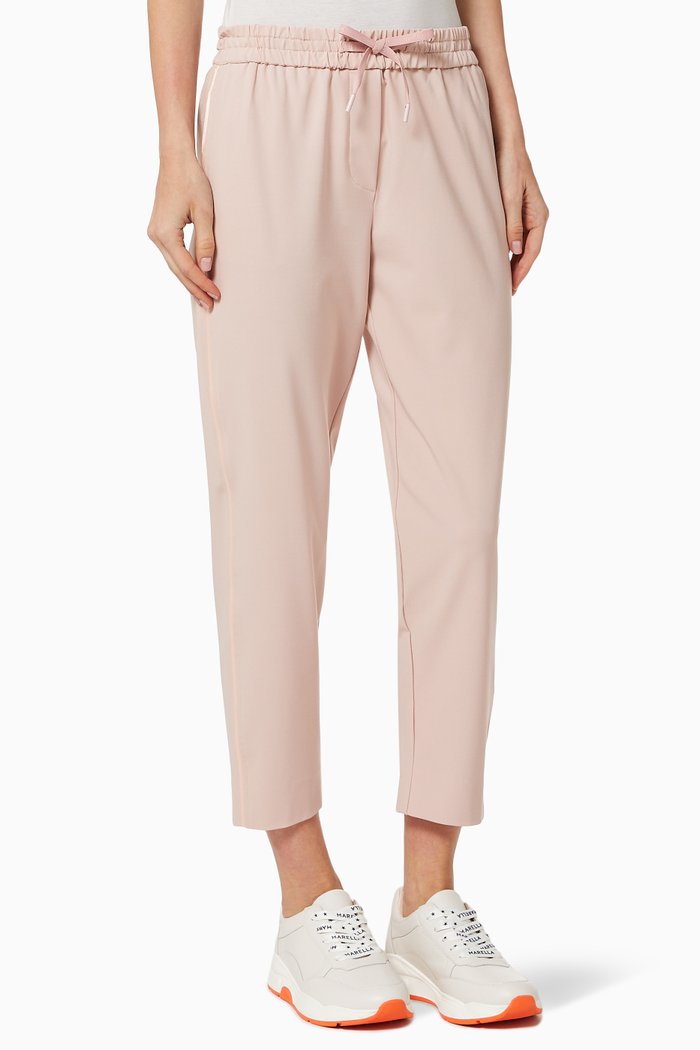 

Blanc Joggers in Cotton Jersey, Pink