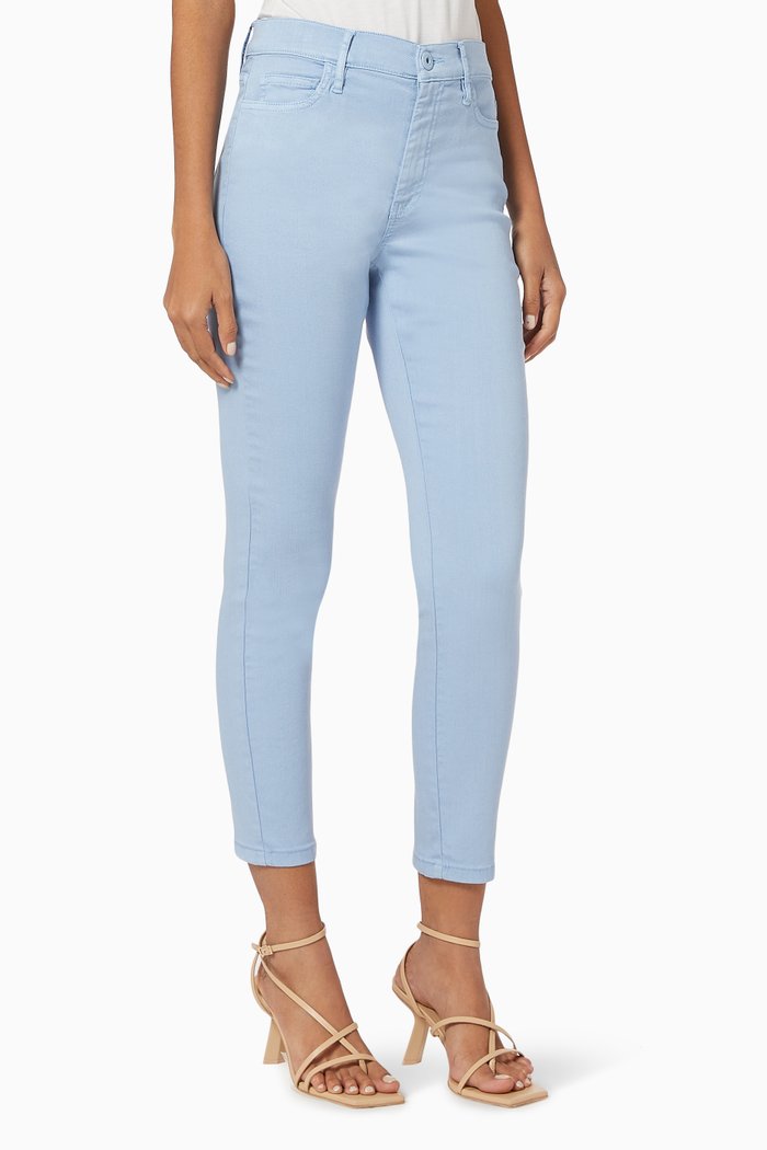 Vivy Jeans in Stretch Cotton, Blue