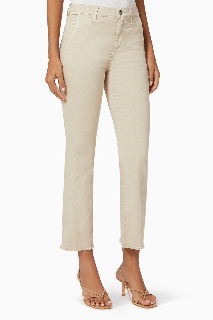

Milva Pants in Cotton, Neutral