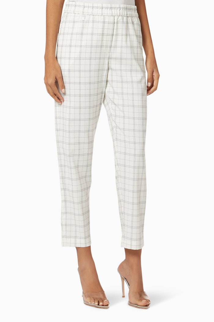 

Fachiro Check Pants, Yellow