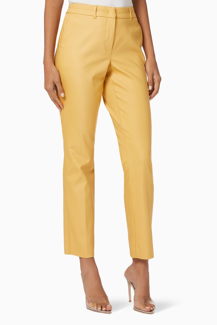 

Soma Trousers in Stretch Cotton, Gold