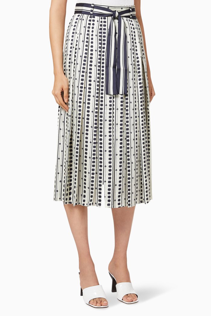 

Jinger Twill Culottes, White
