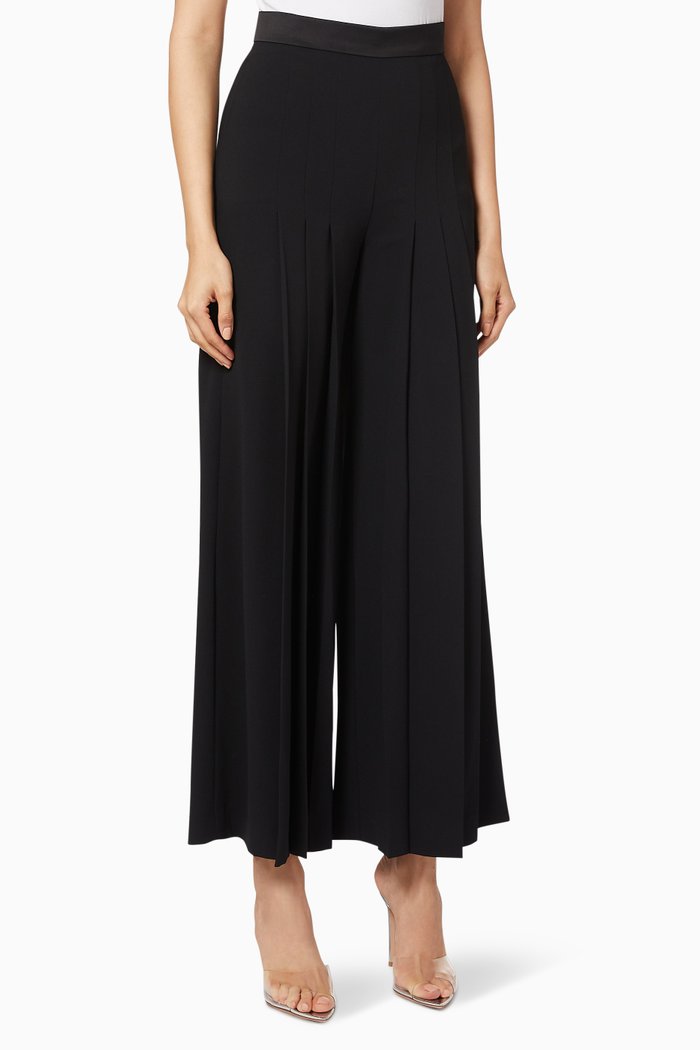 

Galli ART.365 Wide-Leg Pants, Black