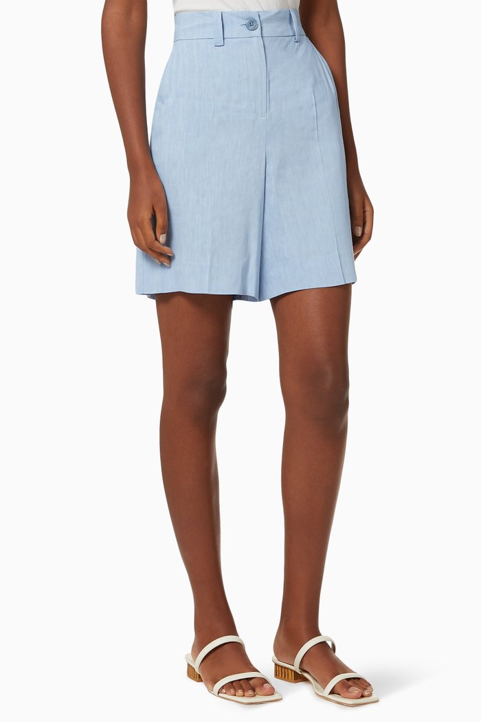 

Rivalsa Bermuda Shorts in Linen, Blue
