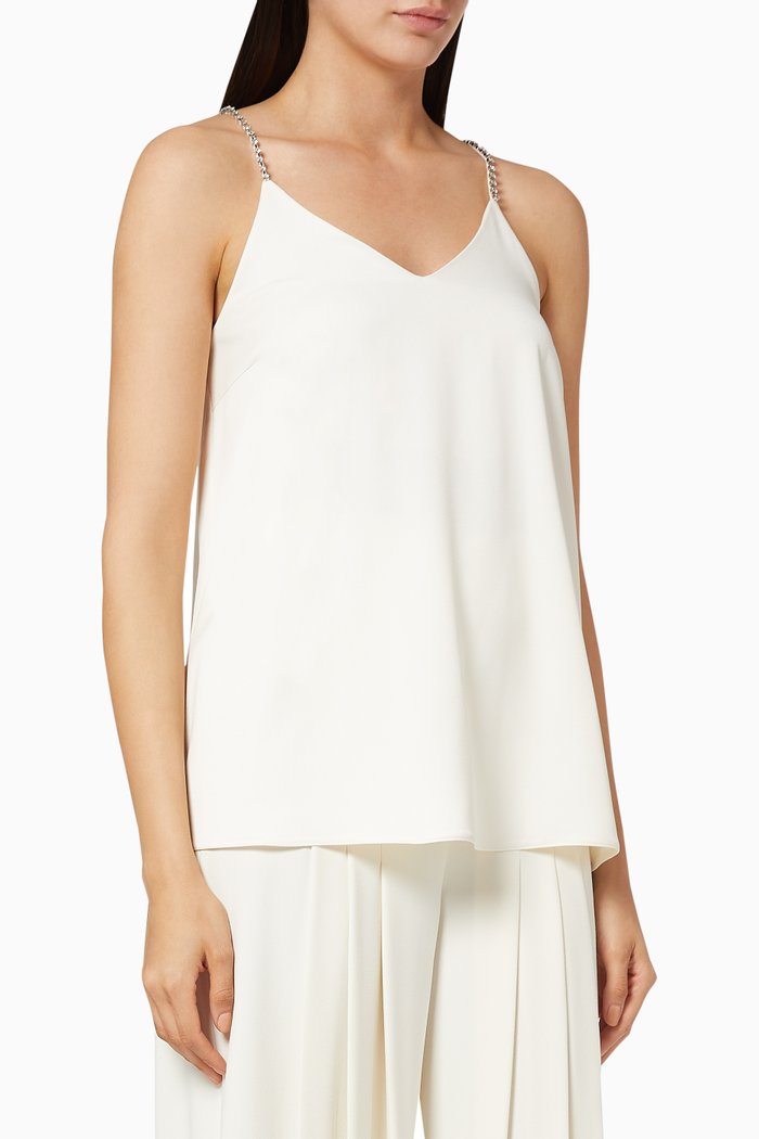 

Acaci ART.365 Rhinestone Top, White