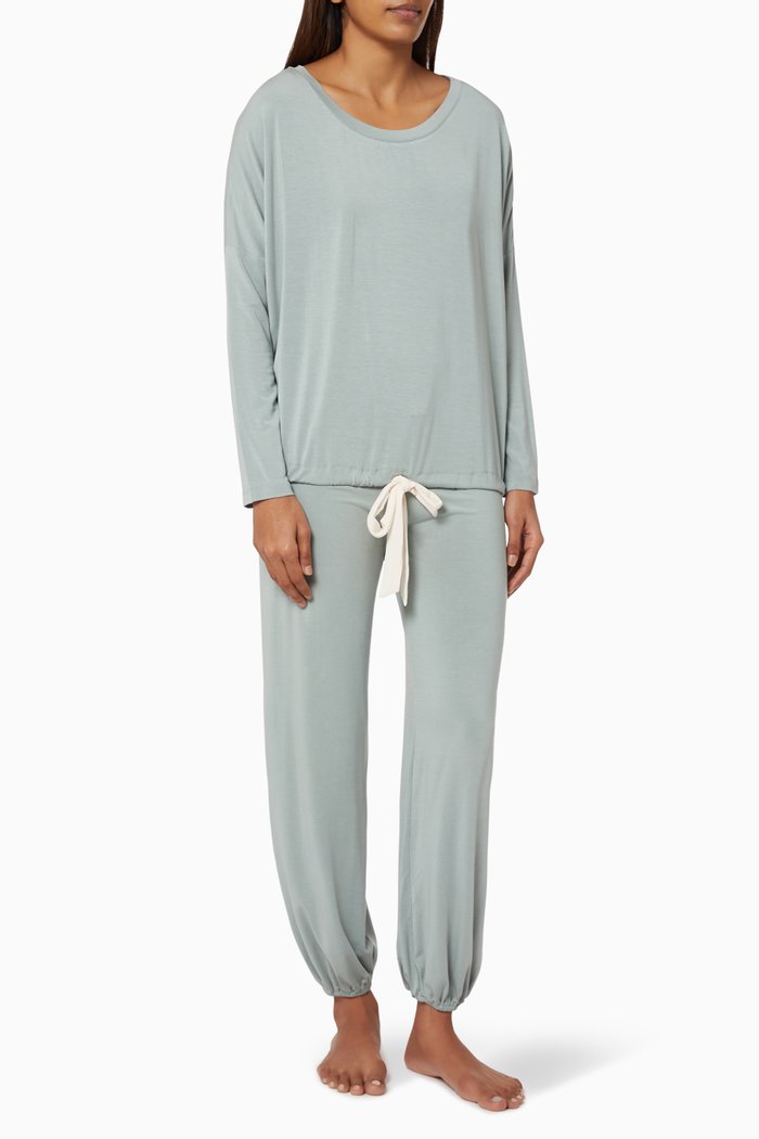 

Gisele Slouchy Pyjama Set, Green