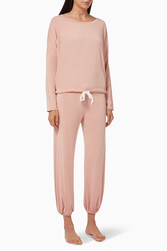 Gisele Slouchy Pyjama Set, Pink