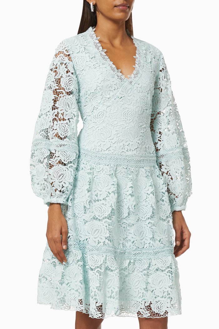 

Yasfrio Dress in Lace, Blue