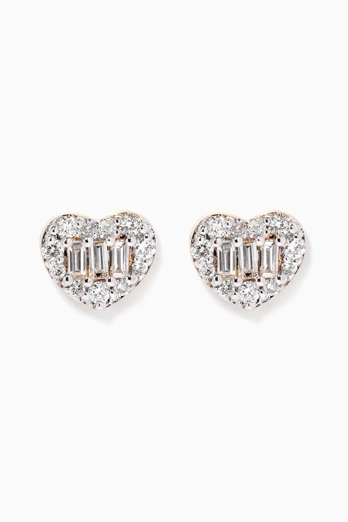 

Heart of the Matter Earrings in 10kt Yellow Gold
