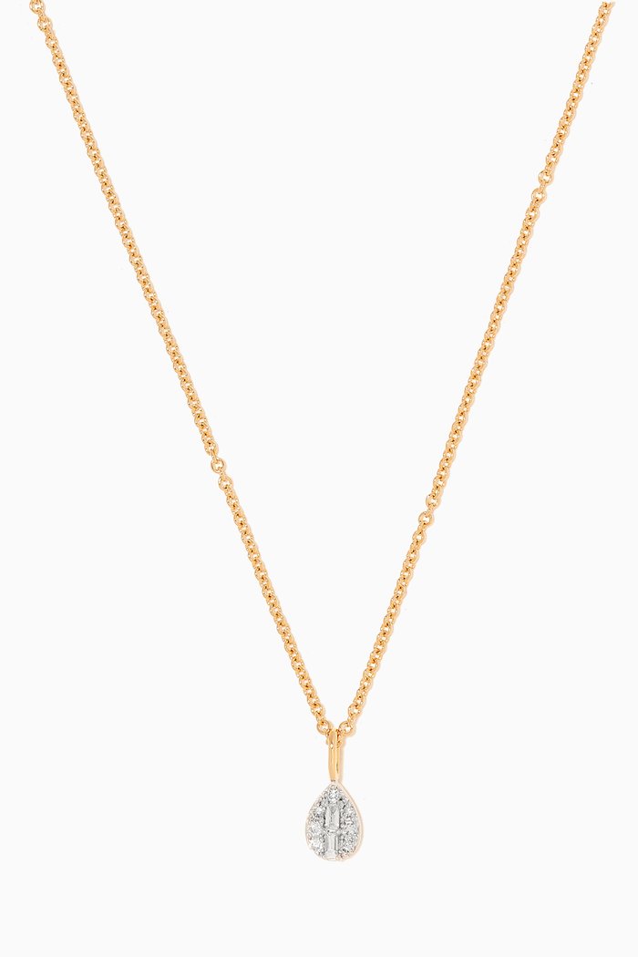 

Teardrop of Triumph Necklace in 10kt Yellow Gold