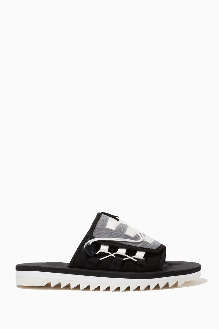 Dao-2AB Sandals in Nylon & PVC, Black