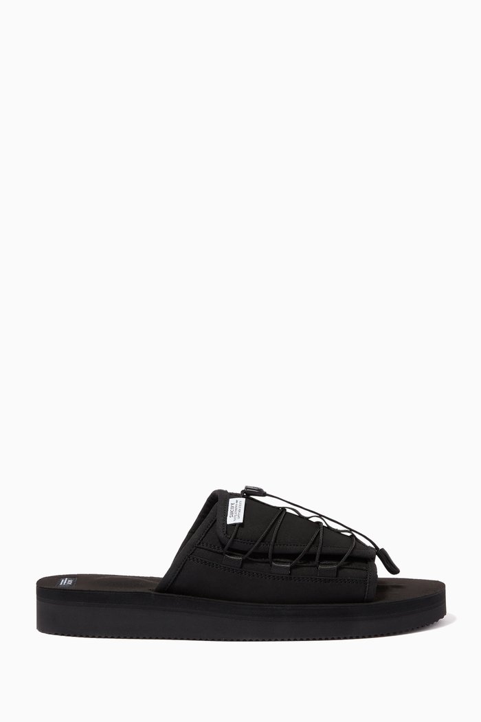 

Olas-ECS Sandals in Suede, Black