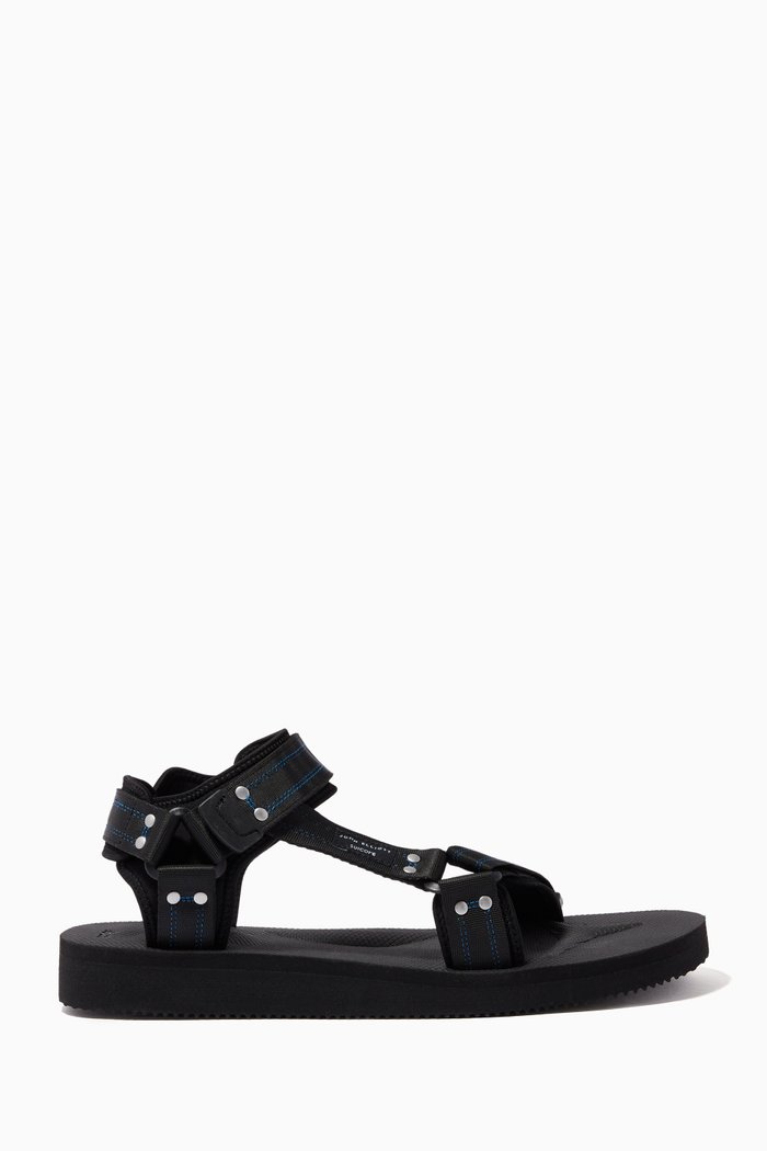 

x John Elliott Kipa-Cab Sandals in Nylon, Black