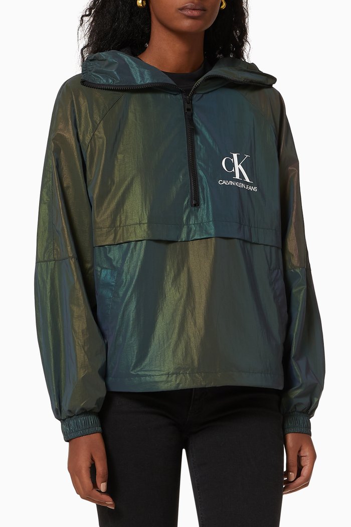 

Reflective Monogram Windbreaker in Nylon Ripstop, Multicolour