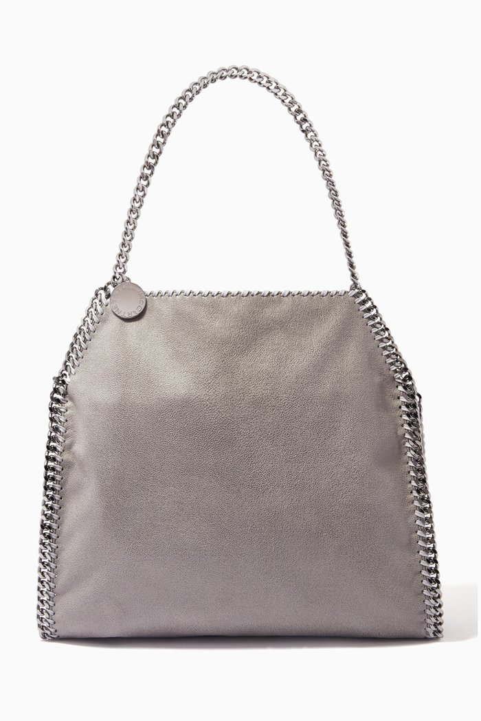 

Falabella Tote Bag in Shaggy Deer, Grey