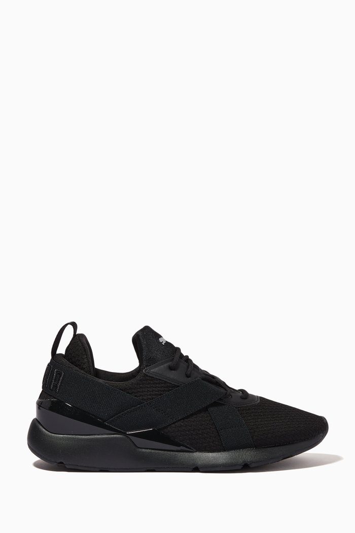 

Muse X3 Sneakers in Mesh, Black