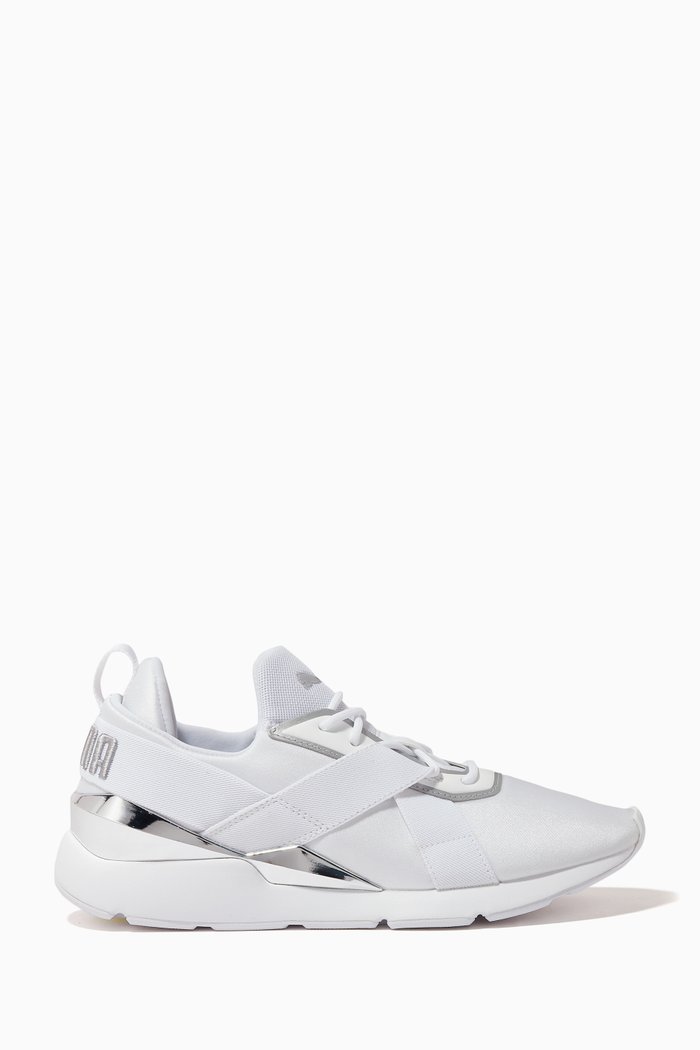 

Muse X3 Sneakers in Mesh, White