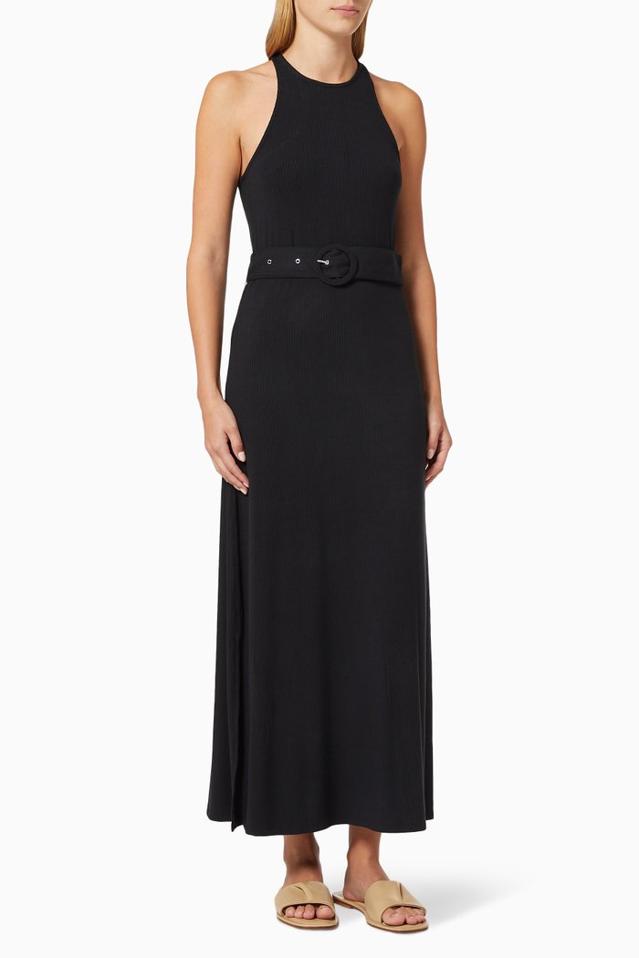 

Yaslola O-neck Dress, Black