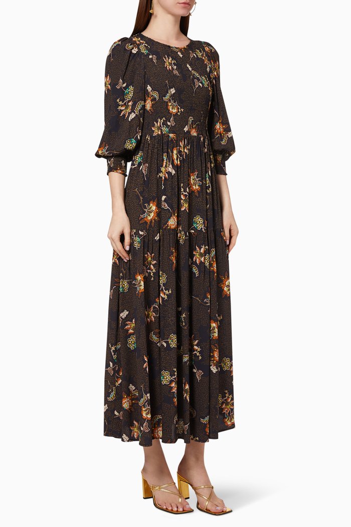 

Yasmarta Printed Dress, Black