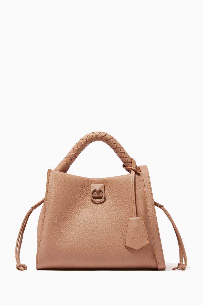 

Small Iris Shoulder Bag in Heavy Grain, Pink