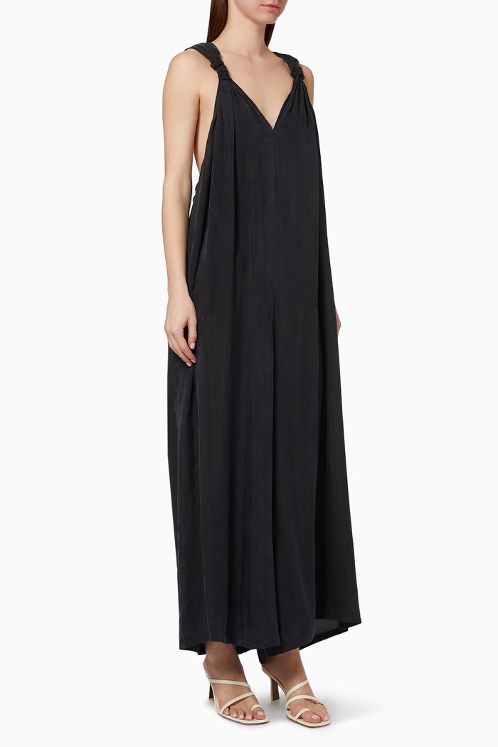

Twist Detail Romper, Black