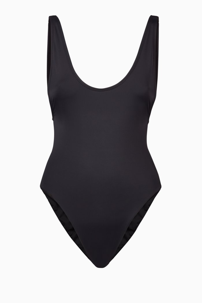 

Layout One-Piece Bodysuit, Black