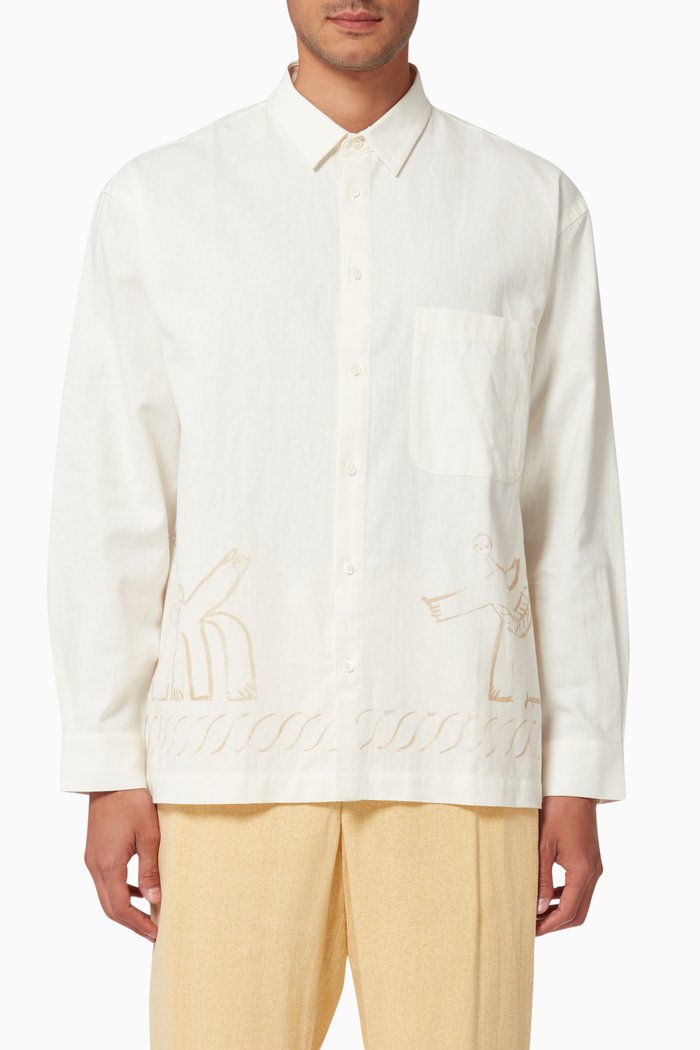 

La Chemise Baou in Viscose, White