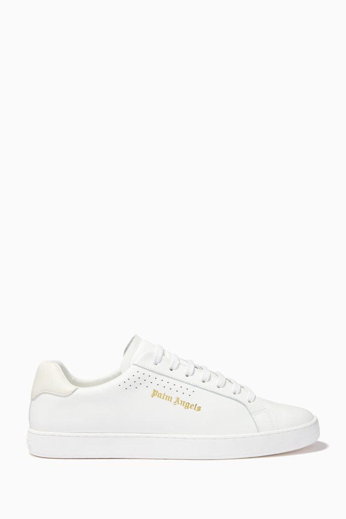 

Tennis Sneakers in Leather, White