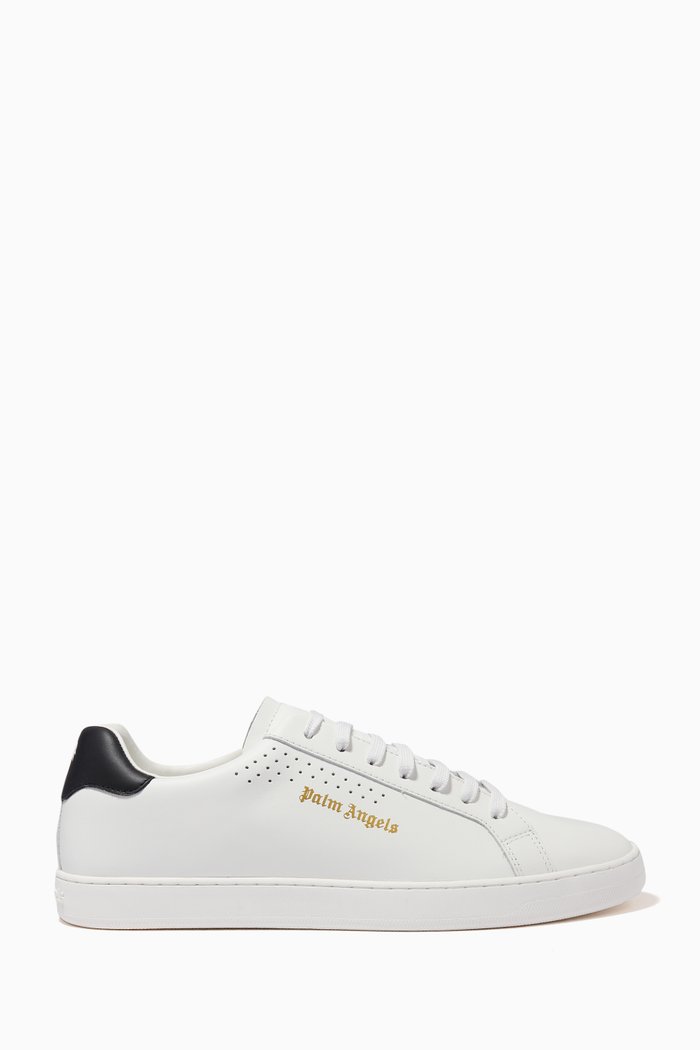 

Tennis Sneakers in Leather, White