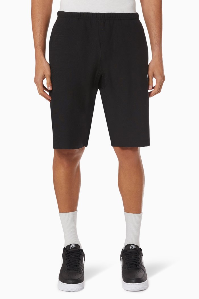 

Reverse Weave Jersey Sweat Short, Black