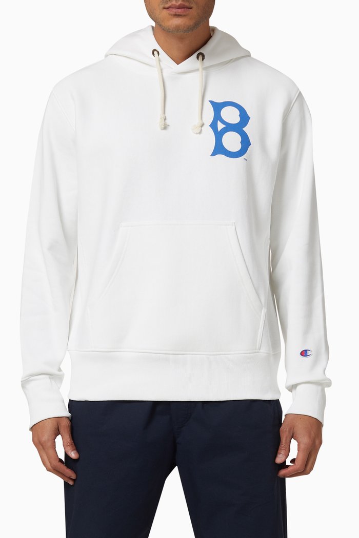 

x MLB Brooklyn Dodgers Reverse Weave Hoodie, White