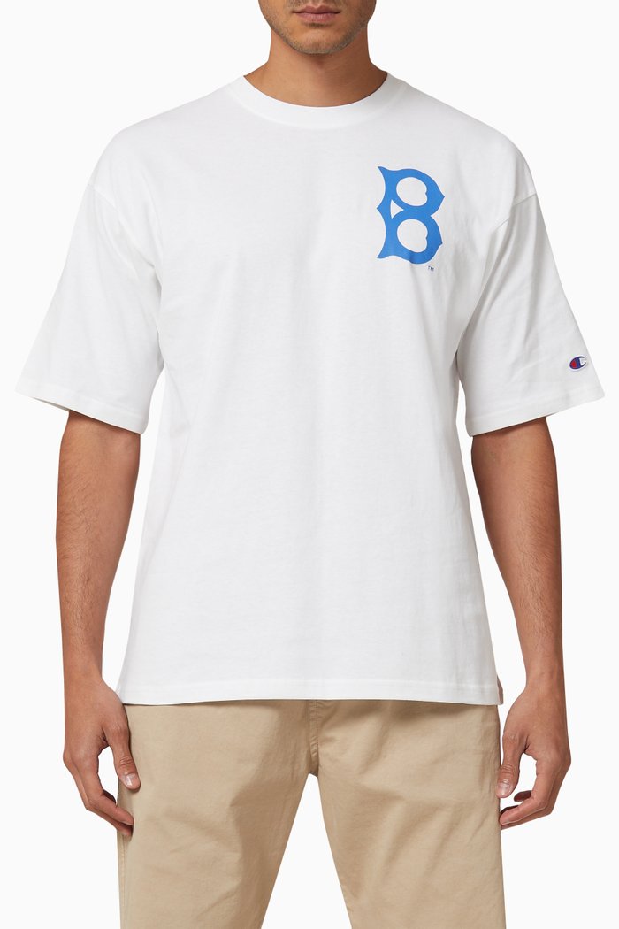 

x MLB Brooklyn Dodgers Oversized Cotton T-shirt, White