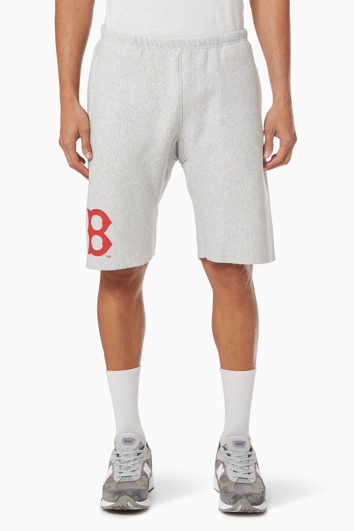 

Boston Red Sox Sweat Shorts in Reverse Weave, Grey