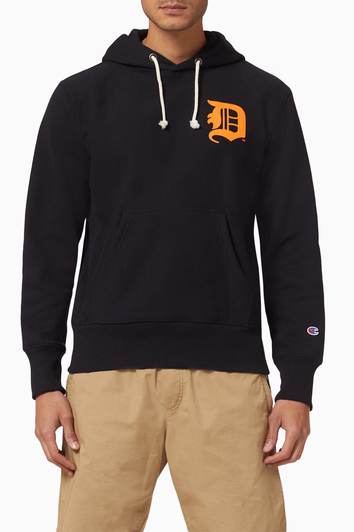 

x MLB Detroit Tigers Reverse Weave Hoodie, Black