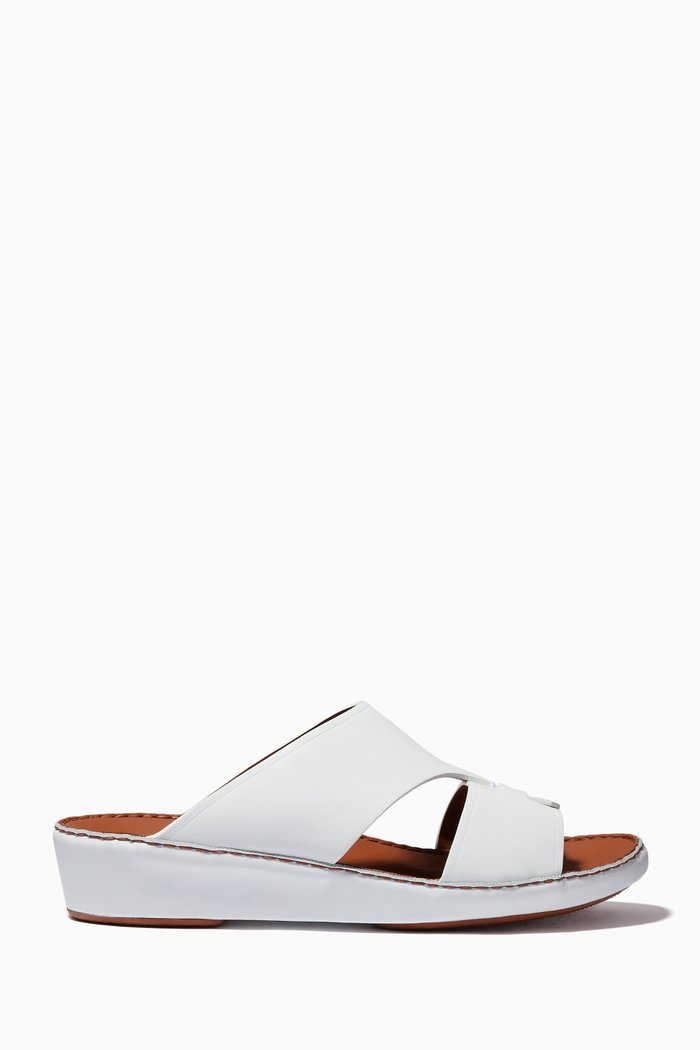 

Sandals in Leather, White