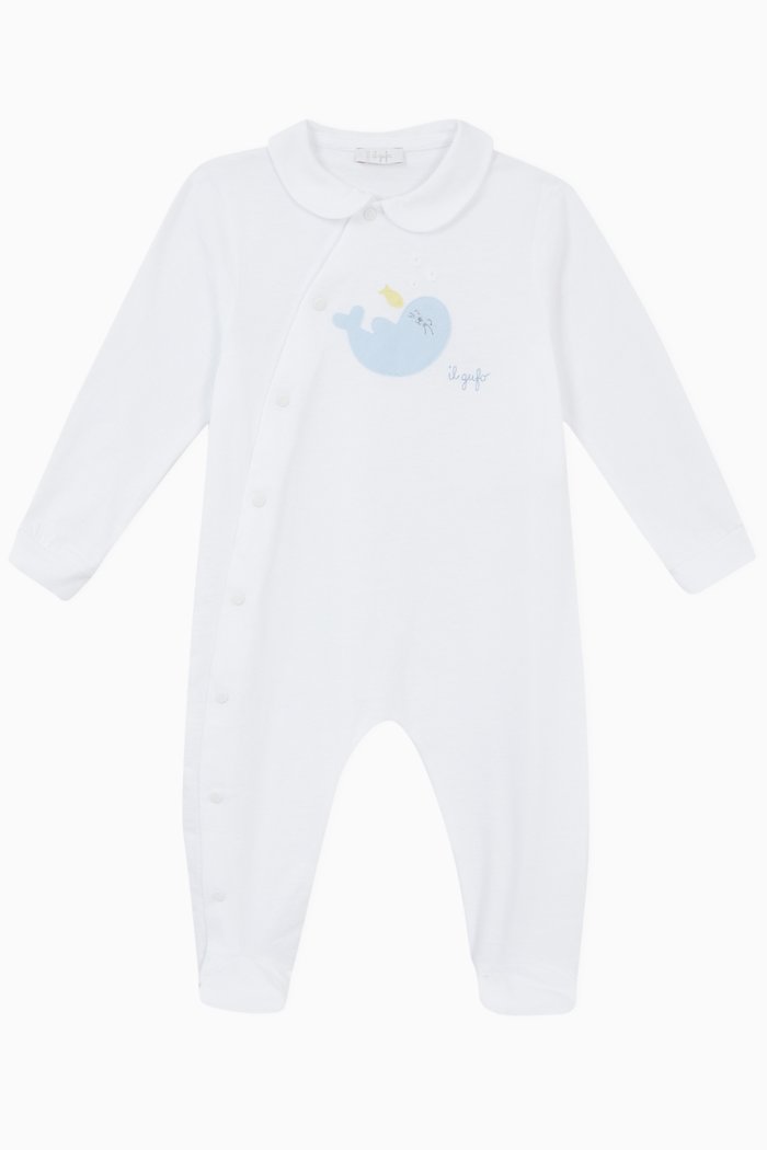 

Seal Pyjama in Cotton, White