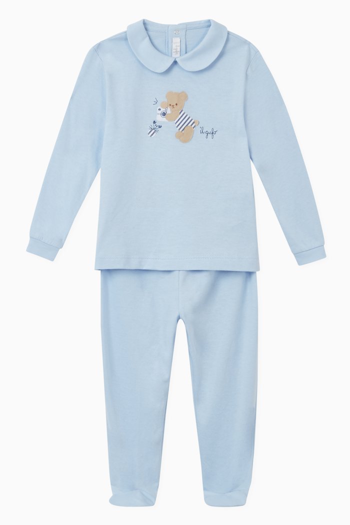 

Teddy Bear Pyjama Set, Blue