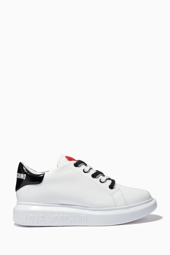 

Love Running Sneakers in Calfskin, Black