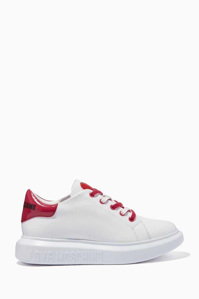 

Love Running Sneakers in Calfskin, Pink