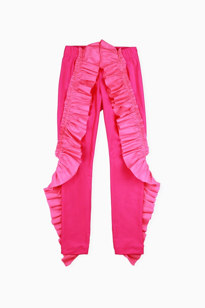

Vanda Ruffled Leggings, Pink