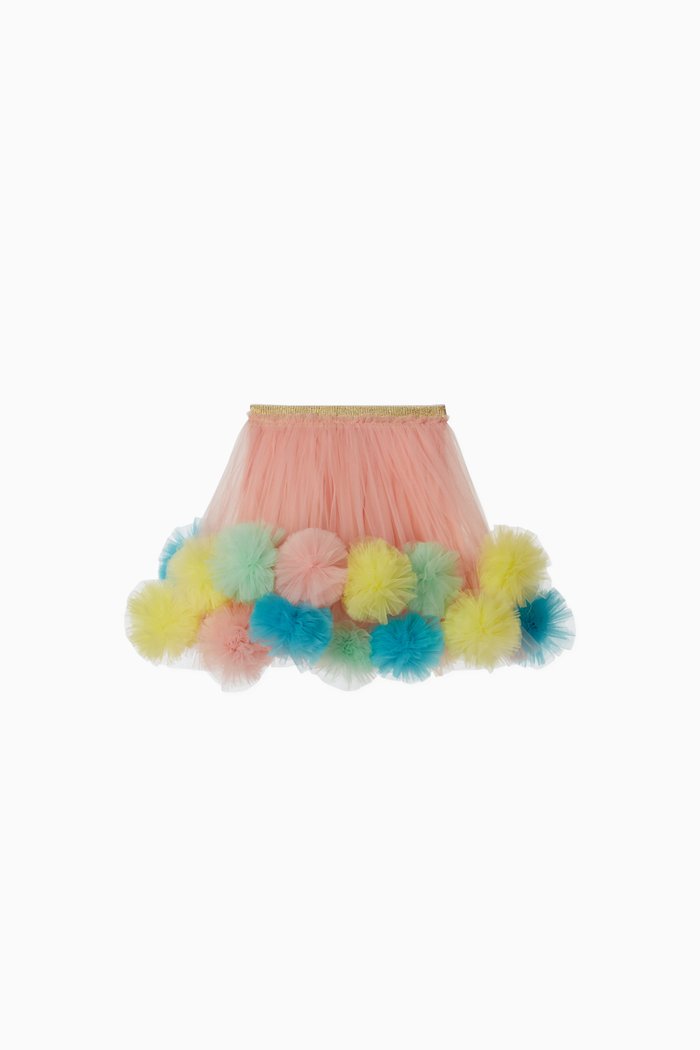 

PomPom Tulle Skirt, Pink