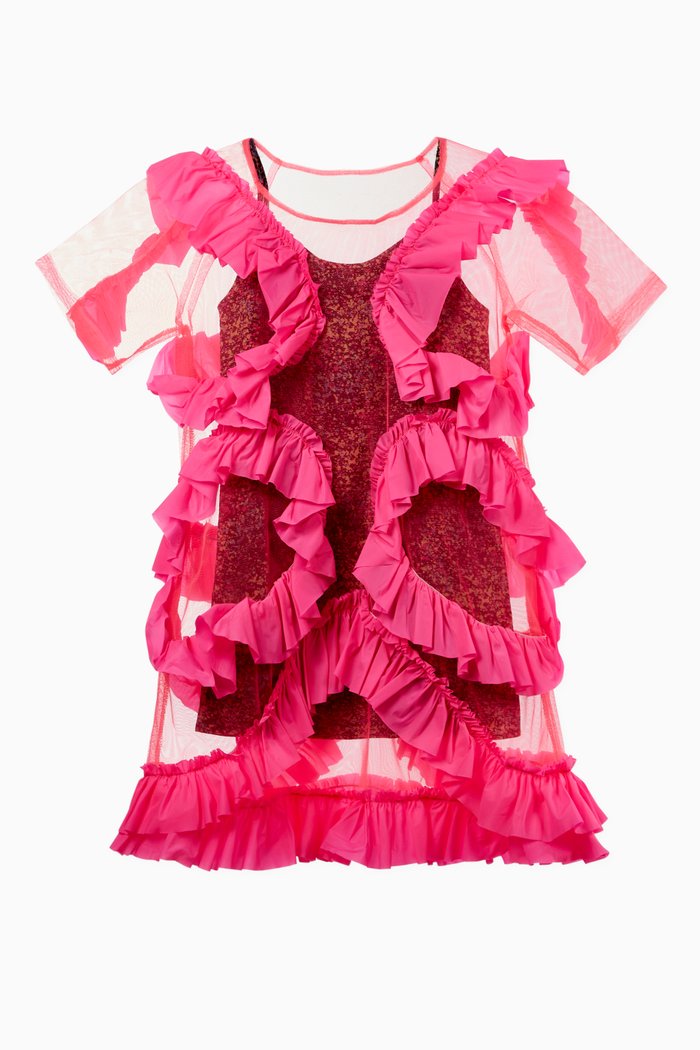 

Zita Ruffled Dress, Pink