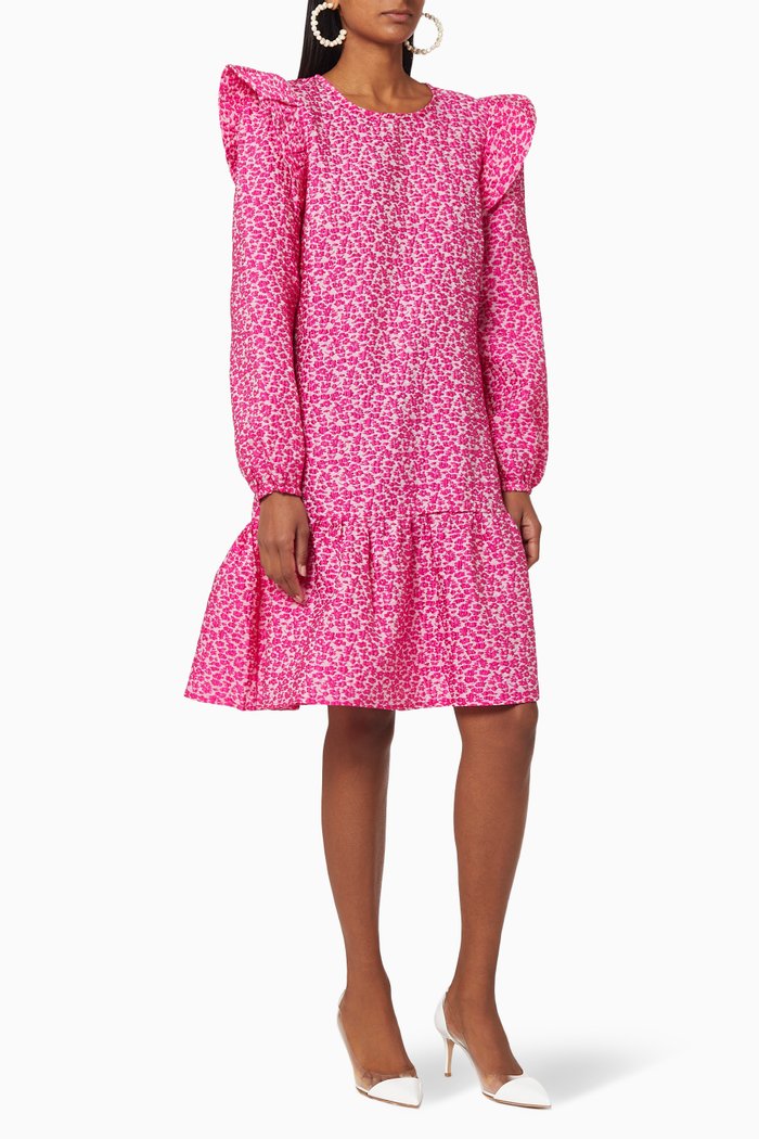 

Rosa Jacquard Dress, Pink