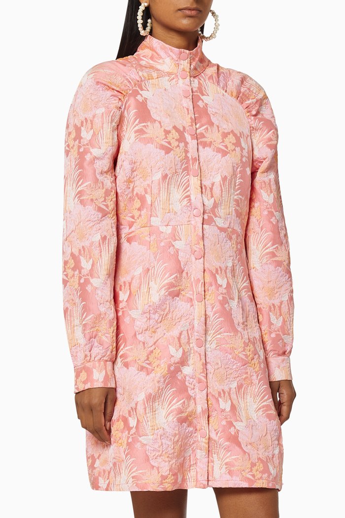 

Short Flowered Dress, Pink