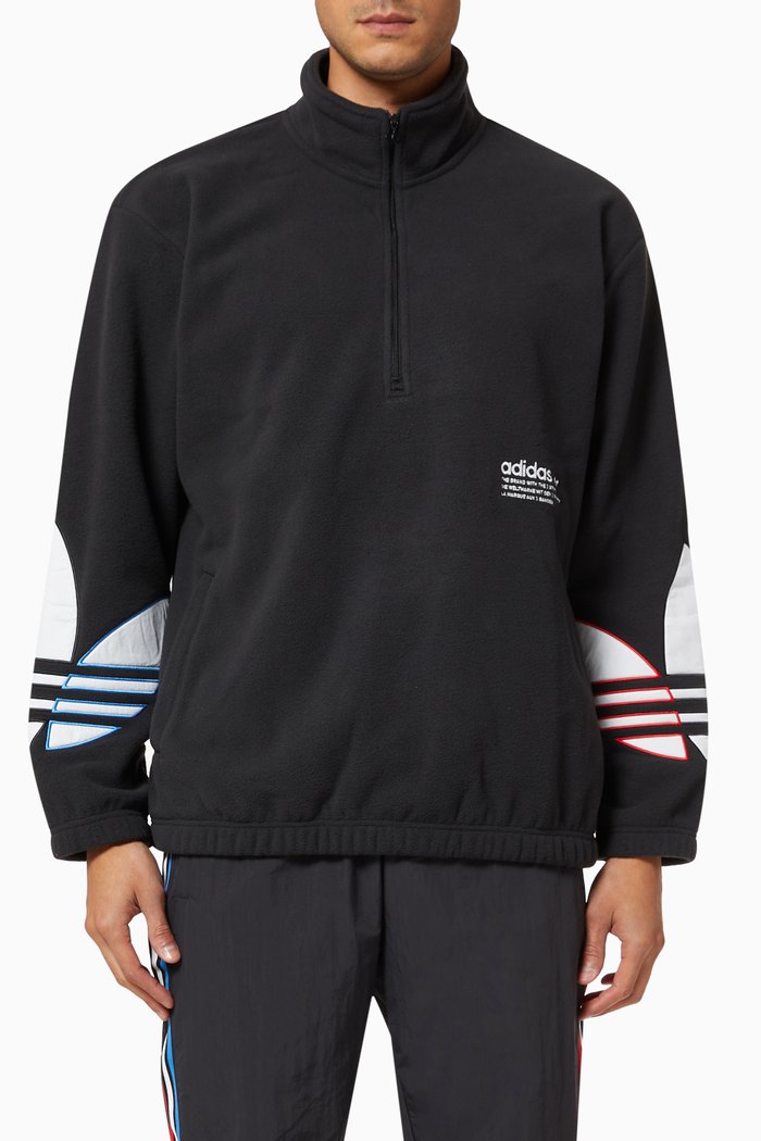 

Adicolor Polar Fleece Half-Zip Sweatshirt, Black