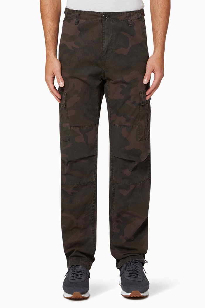 Aviation Cotton Cargo Pants, Purple